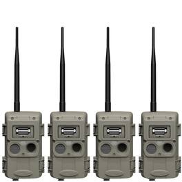 Bundle - Cuddeback - CuddeLink LL-1A (4-Pack) Wireless Strobe Trail Camera
