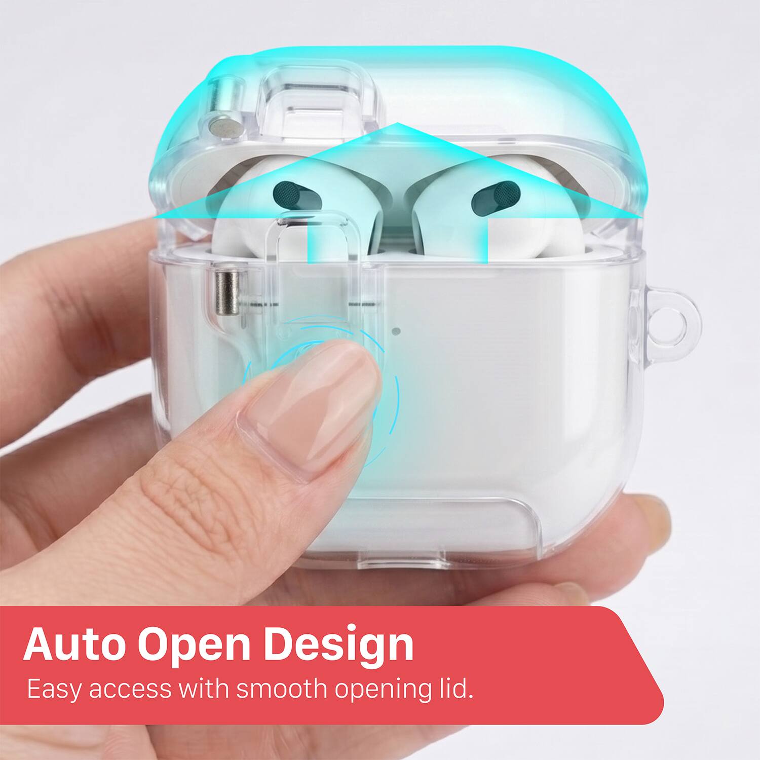 Auto Open Design  
Easy access with smooth opening lid.