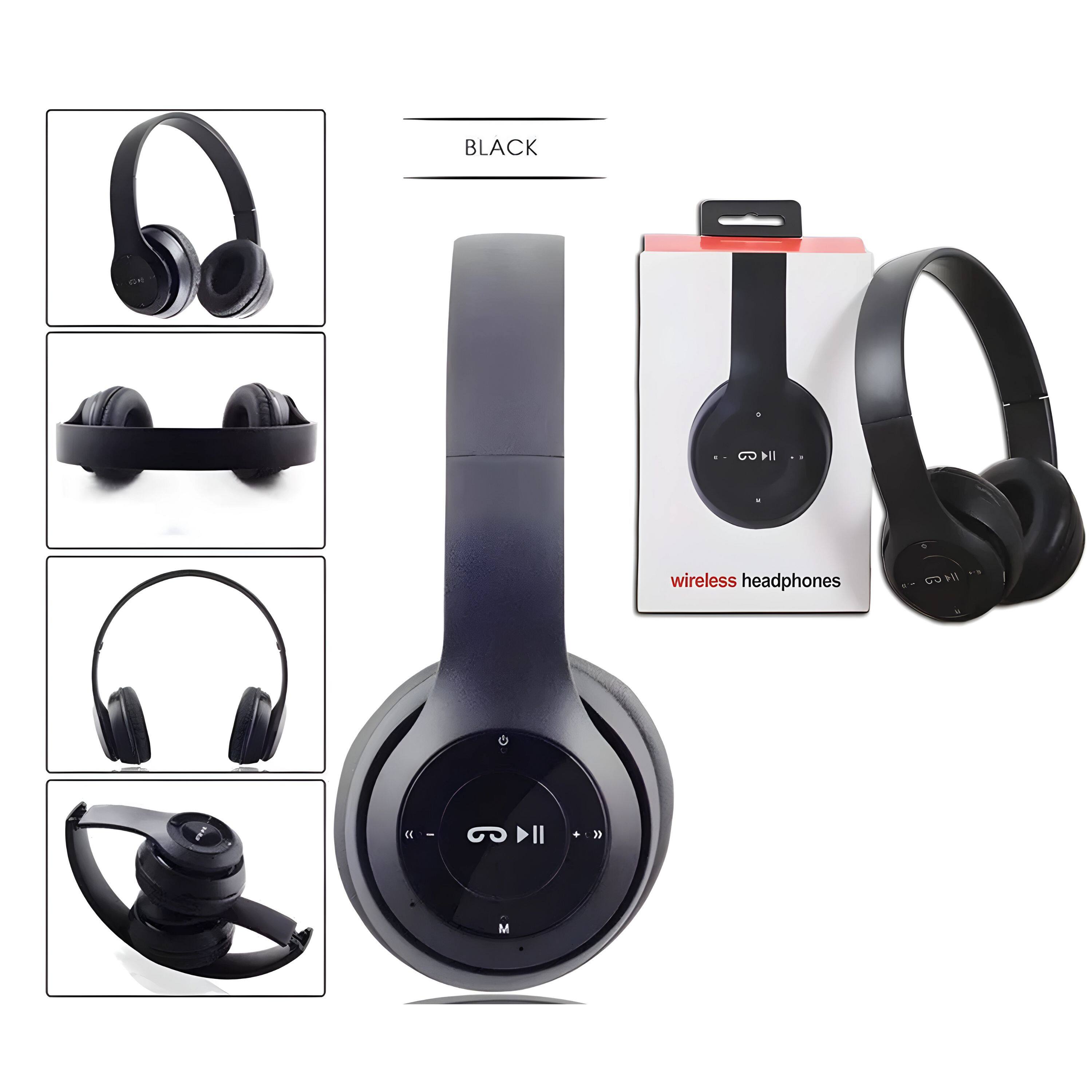 BLACK  
wireless headphones