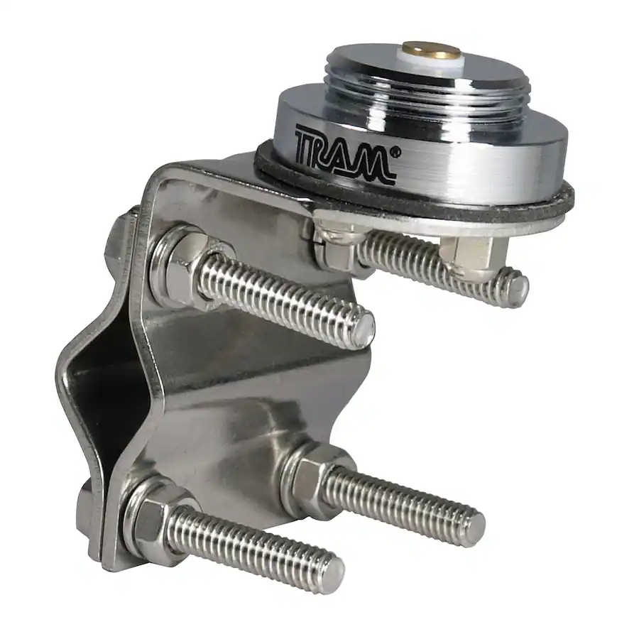 Tram Connector Tram Stainless Steel Double Groove NMO Mirror Mount, 17 Ft. Cable, PL ...