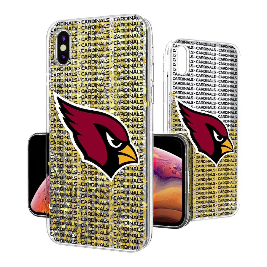 Keyscaper NFL Arizona Cardinals iPhone Text Backdrop Design Glitter ...