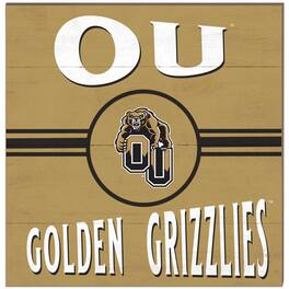 Jardine - Oakland Golden Grizzlies 10'' x 10'' Retro Team Plaque - Gold