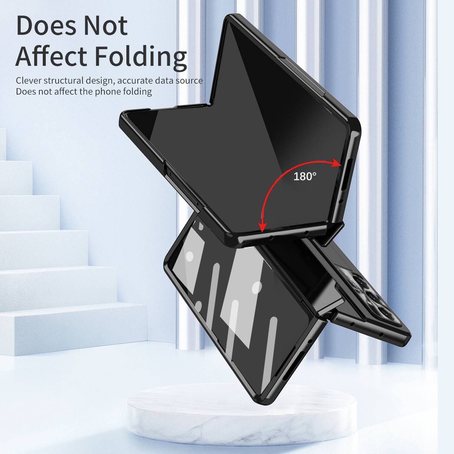 Does Not Affect Folding

Clever structural design, accurate data source

Does not affect the phone folding

180°