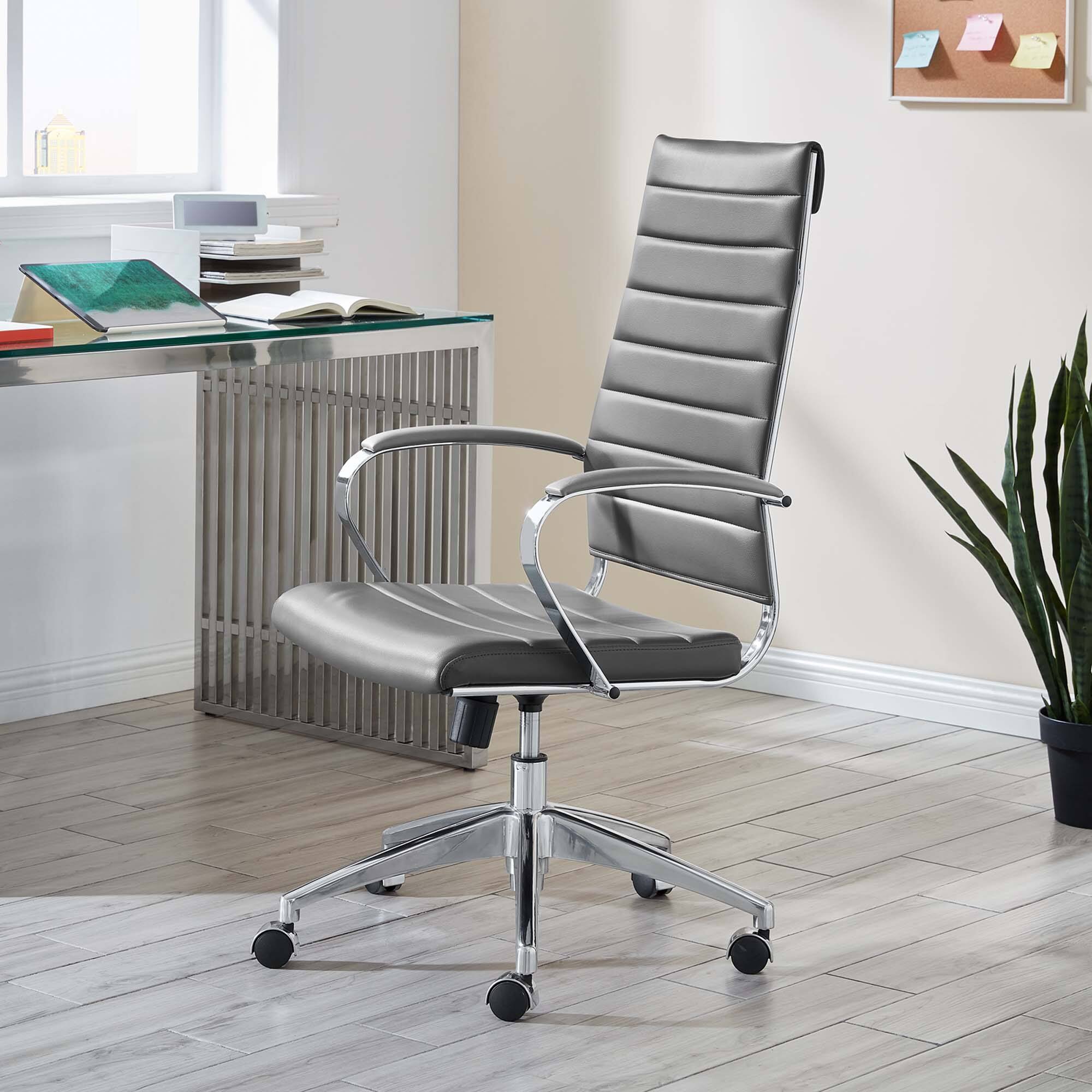 Alt View 6. Modway - Jive Highback Office Chair by Modway - Gray.