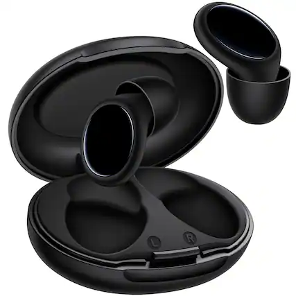 Front. VEAT00L - 55dB Noise Cancelling Ear Plugs, Reusable Silicone Sleeping Earplugs, 7 Tips Case, for Snoring, Concerts.