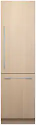 Fisher & Paykel - 12.1 cu. Ft Column Bottom Mount Refrigerator Freezer Panel Ready Ice and Water LH - Custom Panel Ready - Front_Zoom