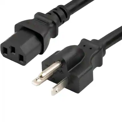Front. Sanoxy - Sanoxy 3ft 14 AWG 15A 250V Power Cord (NEMA 6-20P to IEC 320 C13) - Black.