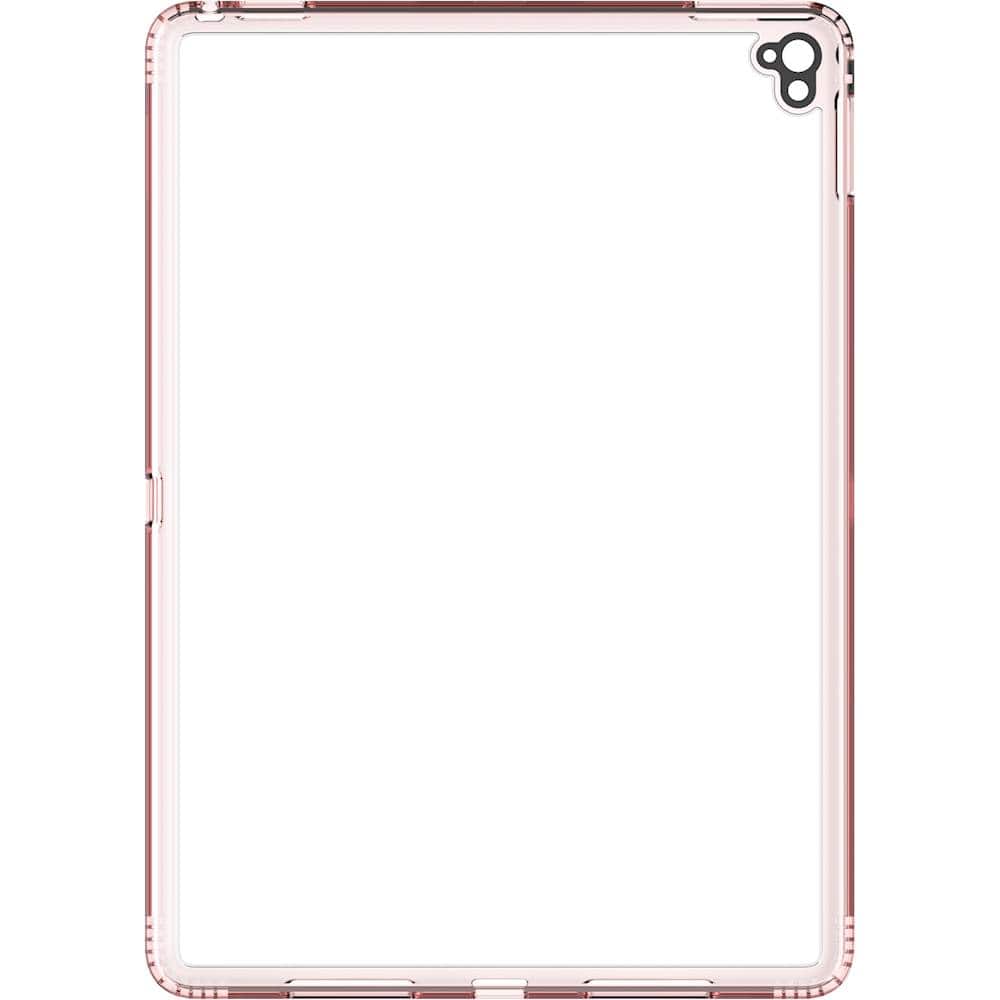 Front. SaharaCase - Clear Case with Glass Screen Protector for Apple® iPad® 9.7" - Clear Rose Gold.
