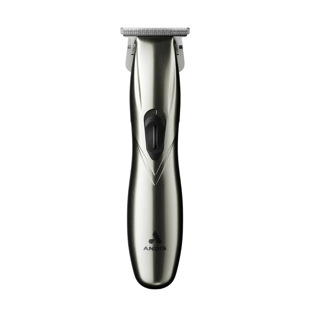 Front. Andis - Andis 32270 Slimline Pro GTX Cordless Beard Trimmer – Lithium-Ion, Close-Cutting Zero-Gapped T-Blade, Chrome Finish.