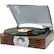 Left. Jensen - 3-Speed Stereo Turntable - Brown.