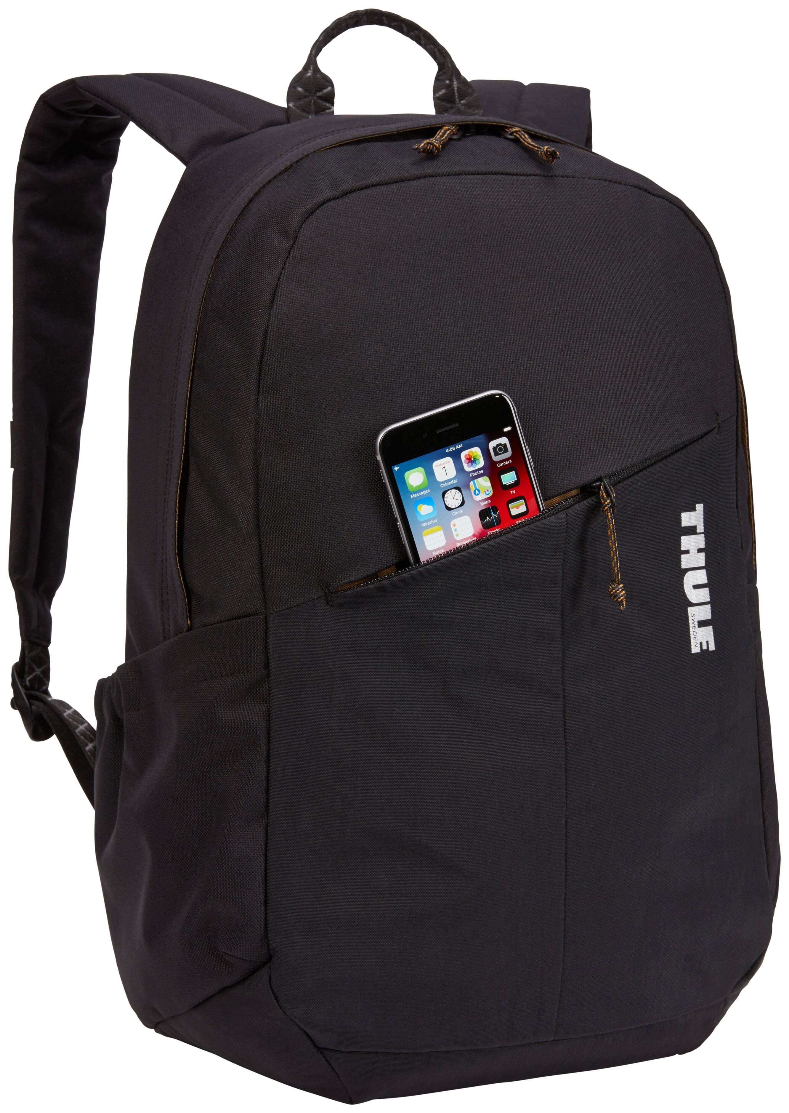 Back. Thule - Notus Backpack - BLACK.