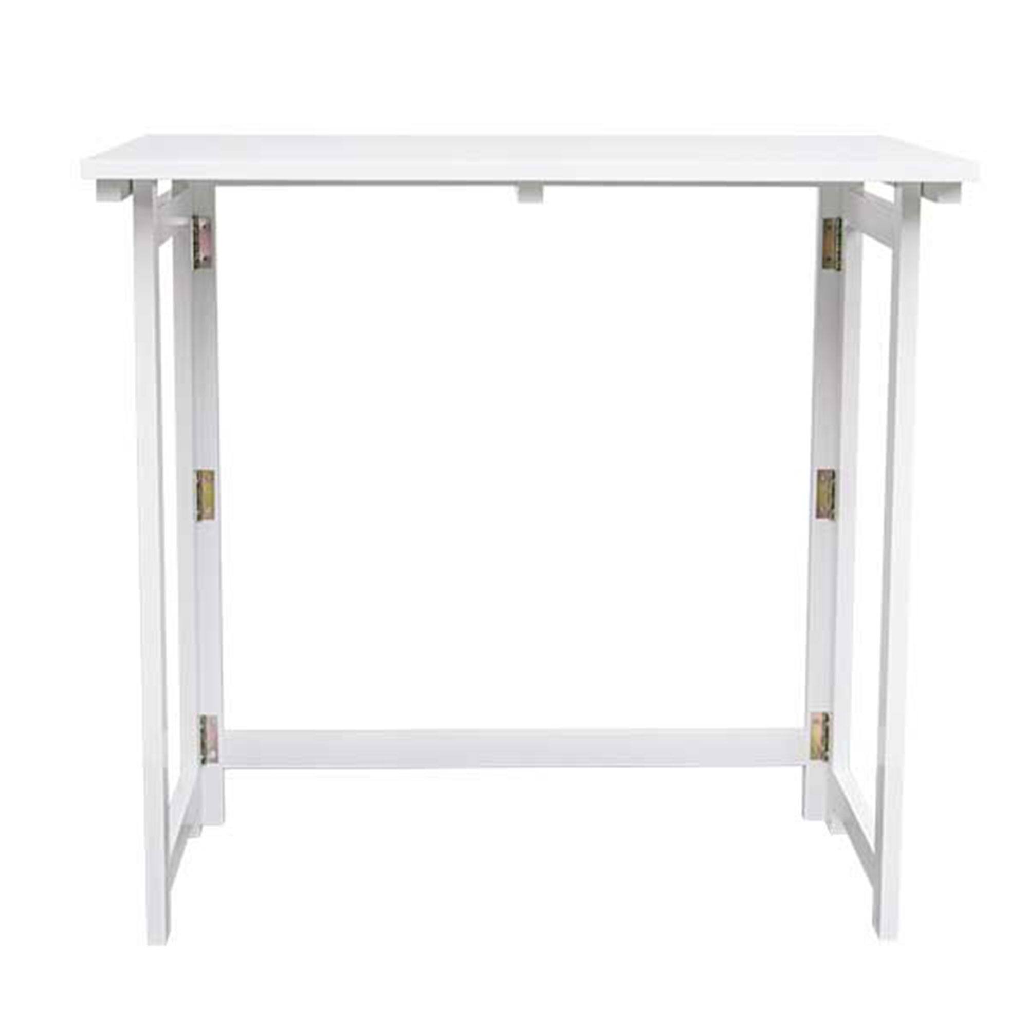 Alt View 3. PJ Wood - PJ Wood Children's Folding Desk with Leg Hinges for Studying, Arts and Crafts - White.