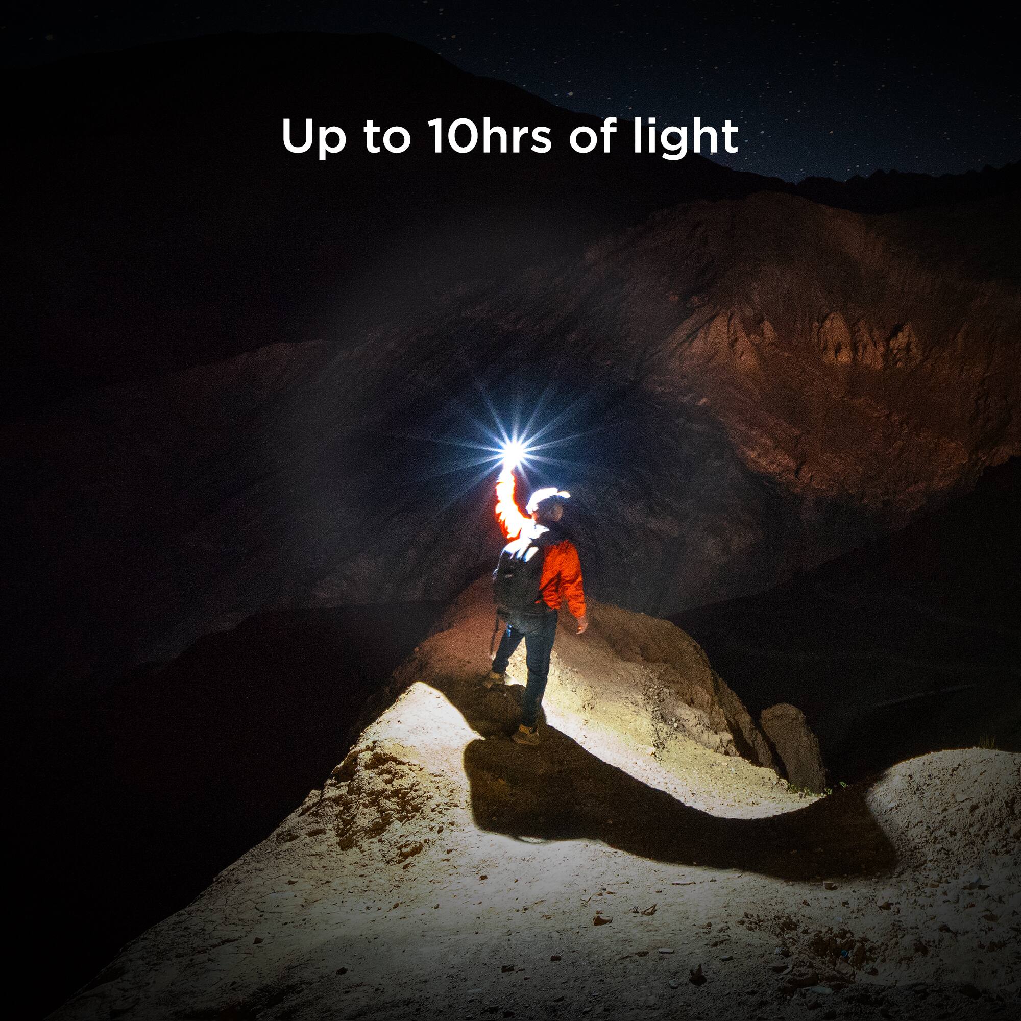 Up to 10hrs of light
