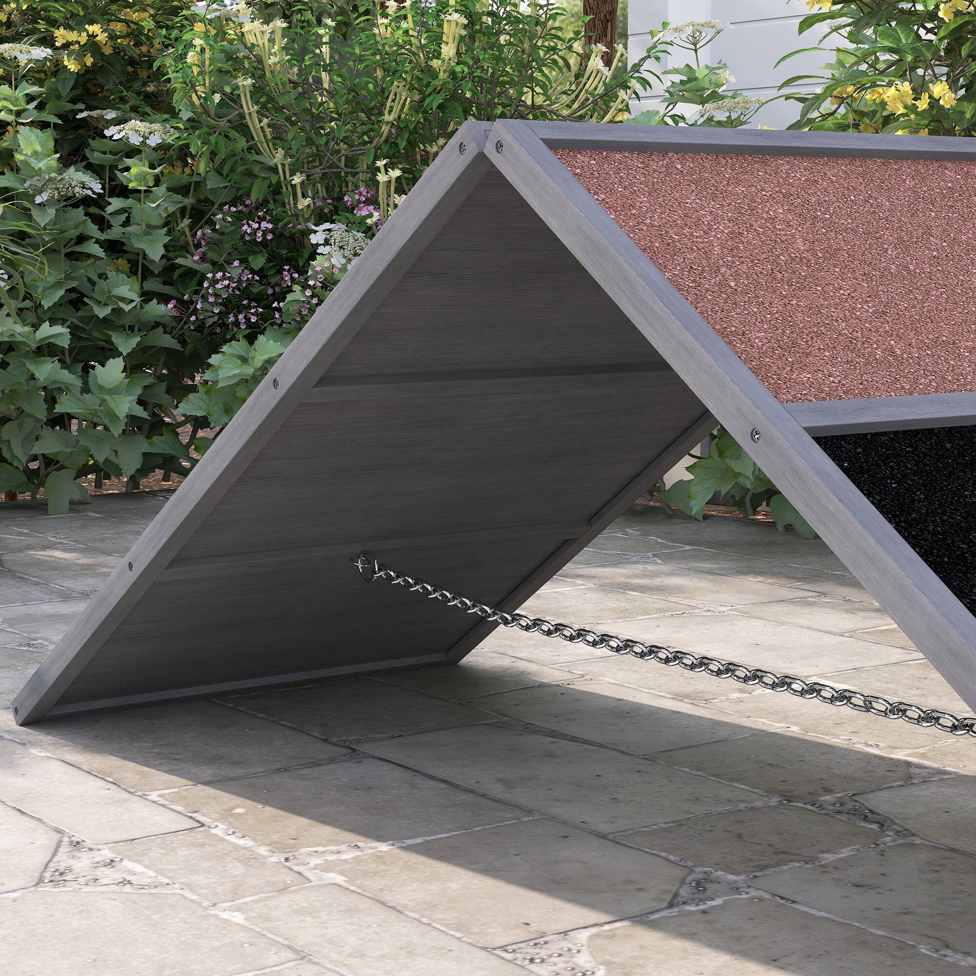 Alt View 5. Pawhut - Dog Agility Equipment, Playground with Non-slip Surface, A-frame, Ramp, All Breeds, Backyard/Park, Obstacle Course - Gray.