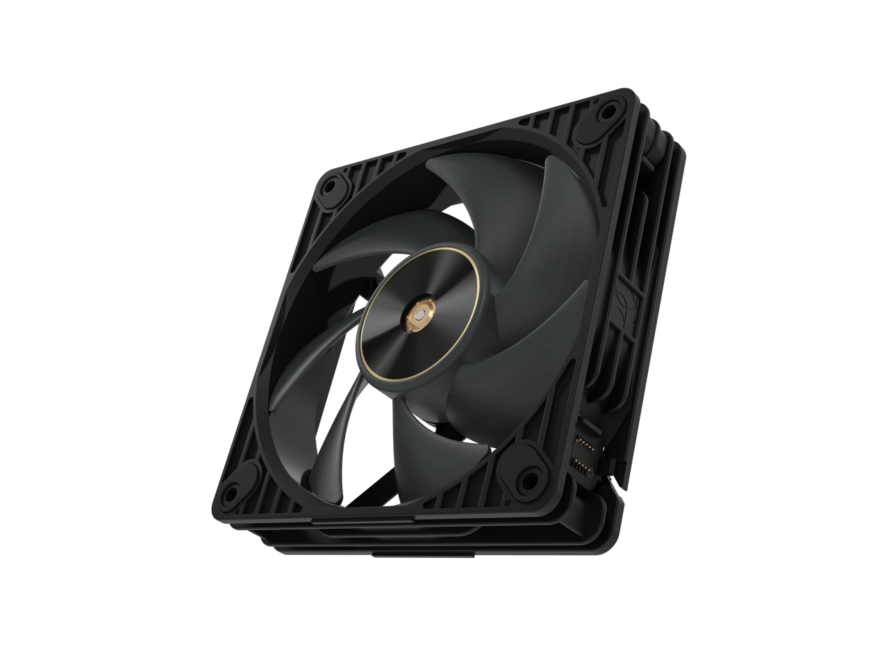 Alt View 10. ASUS - ASUS ProArt PF120 3-Pack 120mm PWM Fans, 3000RPM, High Airflow/Static Pressure, Daisy-Chain, Comes with Fan Controller - Black.