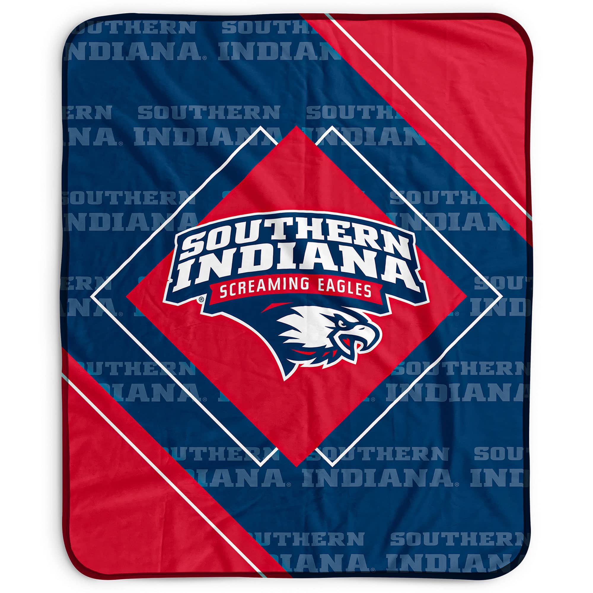 Pegasus - Southern Indiana Screaming Eagles 50" x 60" Diamond Logo Fleece Blanket - Multicolor