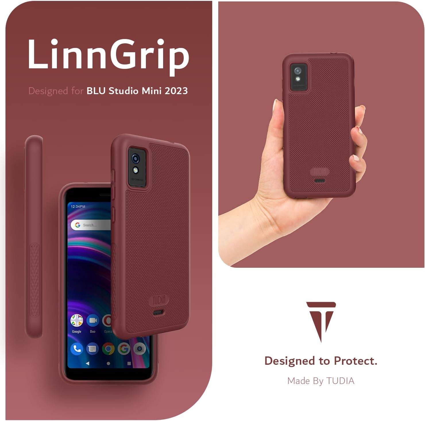 LinnGrip  
Designed for BLU Studio Mini 2023  

Designed to Protect.  
Made By TUDIA