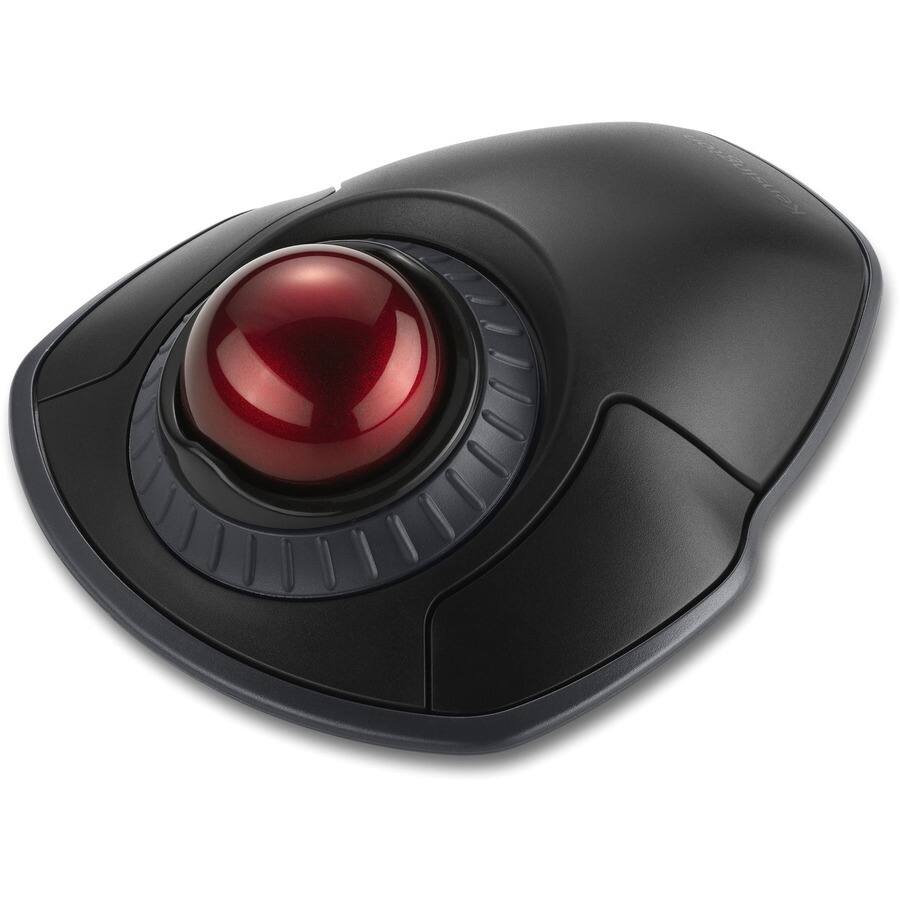 Alt View 6. Kensington - Kensington Orbit Wireless Trackball with Scroll Ring - Black - Optical - Wireless - Bluetooth/Radio Frequency - 2.40 GHz - Black,Red.