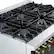 Alt View 7. Forno Appliances - 36 in. Wide 6 Burner Marco 5.36 Cu. Ft. Freestanding Gas Convection Range with Hidden Bake Element - Black.