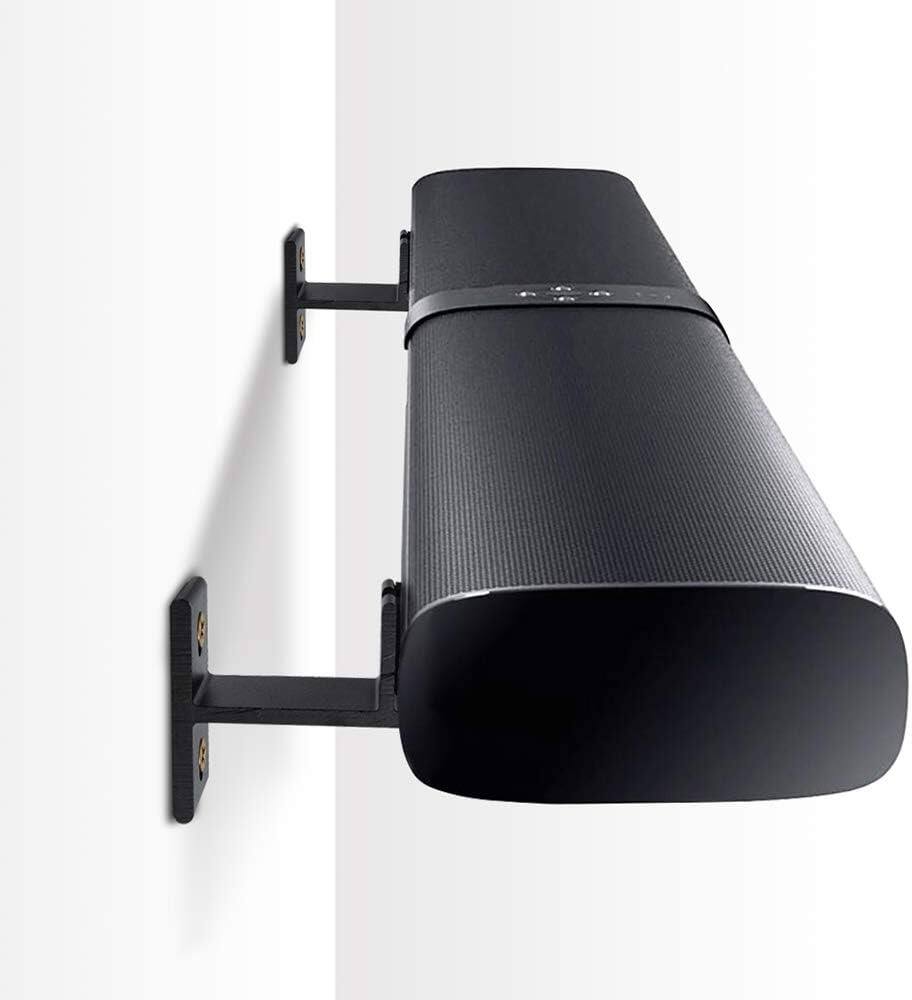 Angle. Schertz - Adjustable Universal Soundbar Wall Mount for SONOS, Samsung, LG, Vizio, Bose, Roku – Black - Black.