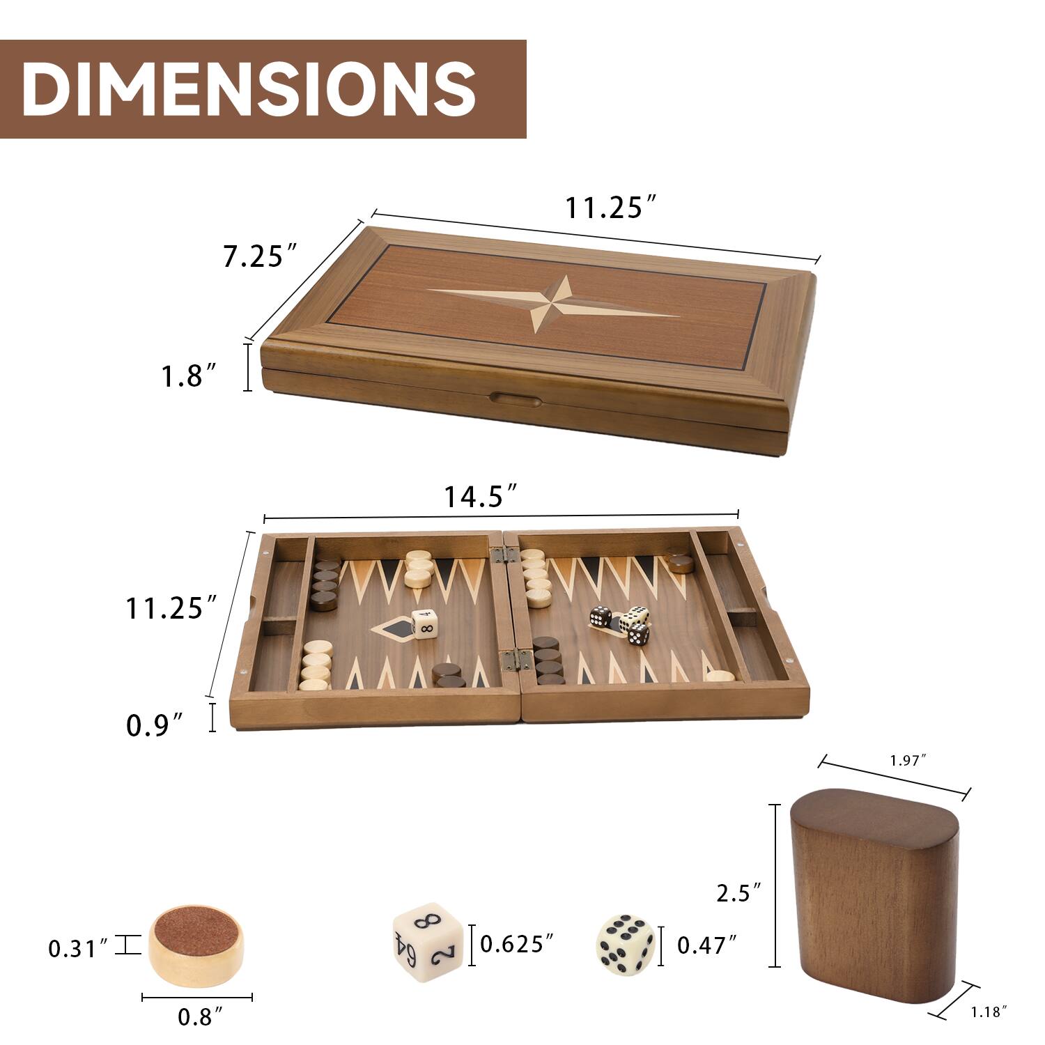 DIMENSIONS

7.25"
11.25"
1.8"
14.5"
11.25"
0.9"
1.97"
0.31"
0.625"
2.5"
0.47"
0.8"
1.18"