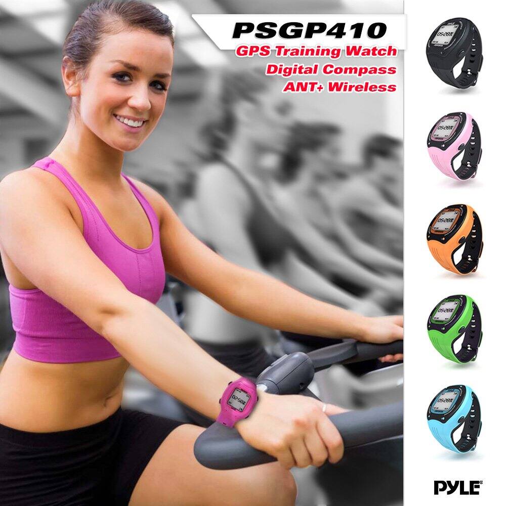 PSGP410  
GPS Training Watch  
Digital Compass  
ANT+ Wireless  

PYLE