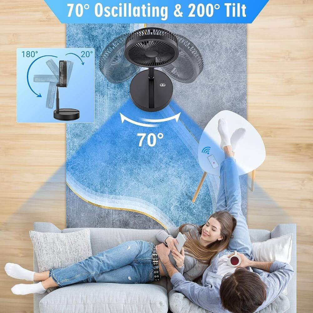 70° Oscillating & 200° Tilt

180°

20°

70°