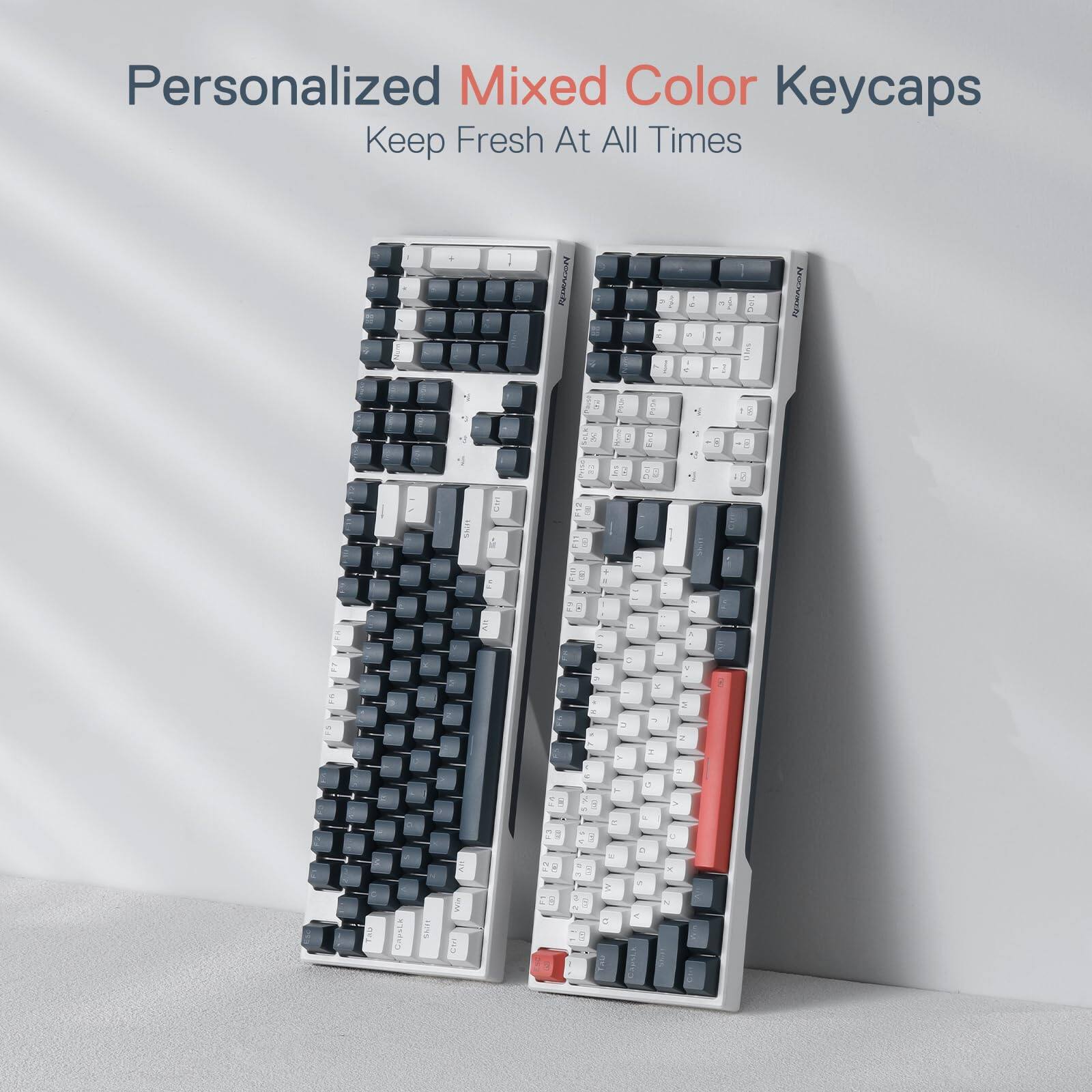 Personalized Mixed Color Keycaps  
Keep Fresh At All Times