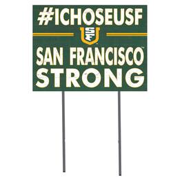 Jardine - San Francisco Dons 18'' x 24'' I Chose Lawn Sign - Green