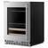 Alt View 1. KitchenAid - 46-Bottle Wine Cellar with Full-Extension Wood-Front Racks - PrintShield Stainless Finish.