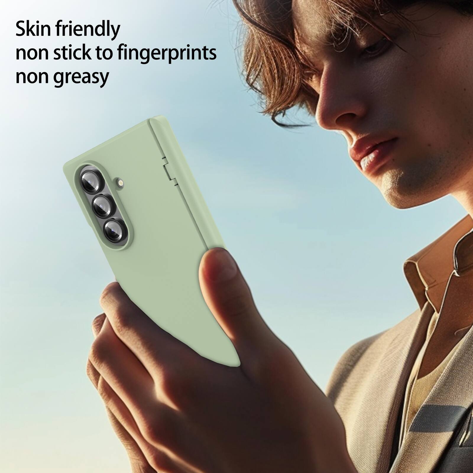 Skin friendly non stick to fingerprints non greasy