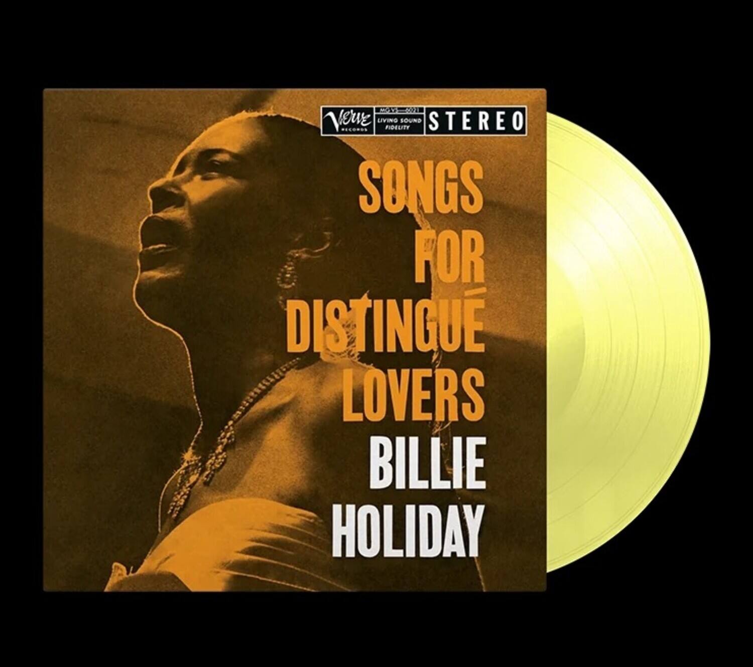 MOS 91  
LIVING SOUND STEREO FIDELITY  
SONGS FOR DISTINGUISHED LOVERS  
BILLIE HOLIDAY  

STEREO  
LIVING SOUND FIDELITY