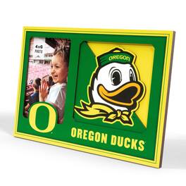 YouTheFan - Oregon Ducks 3D Logo Picture Frame - Multicolor