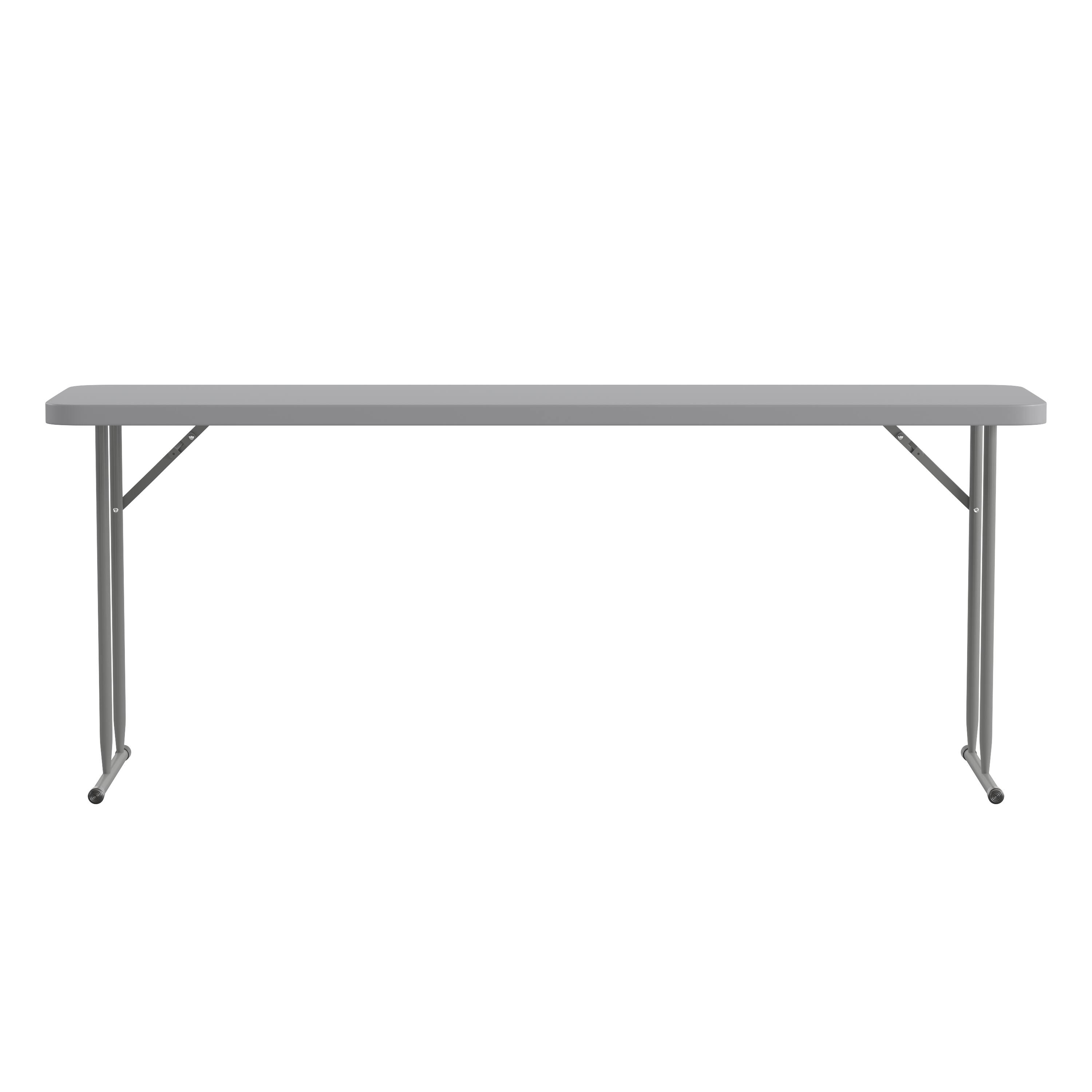 Alt View 11. Alamont Home - 6-Foot Plastic Folding Training Table - Gray.