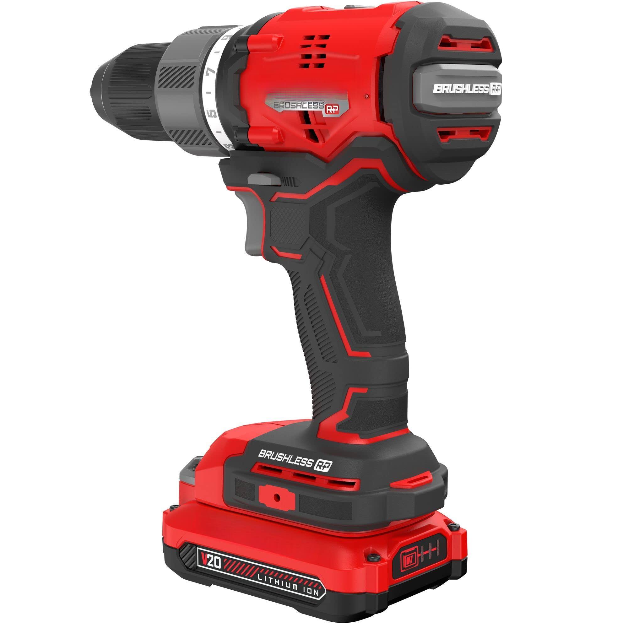 JETRANSPORT - Rp Cordless Drill driver Kit With 2 And Brushless cmcd713c2 Brushless motor: provide up to 25 more runtime and - Default