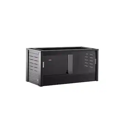 Front. New Age Pet - ECOFLEX 36" Mojave Reptile Lounge in Black.