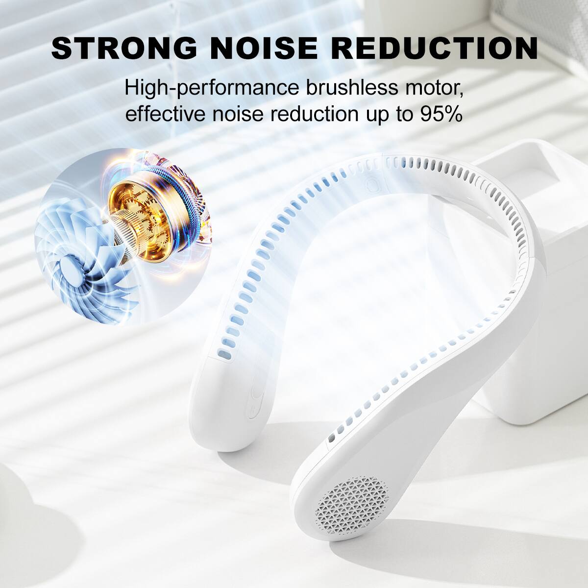 STRONG NOISE REDUCTION

High-performance brushless motor, effective noise reduction up to 95%