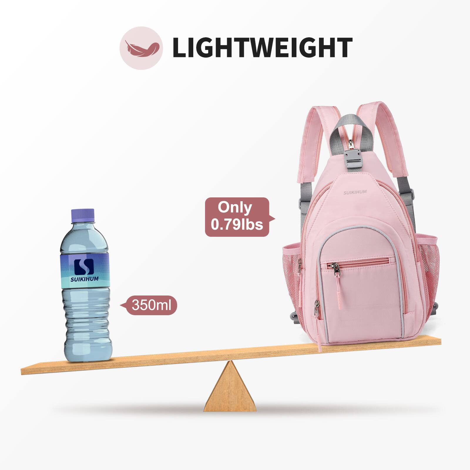 LIGHTWEIGHT  
Only 0.79lbs  
SUIKIHUM  
350ml