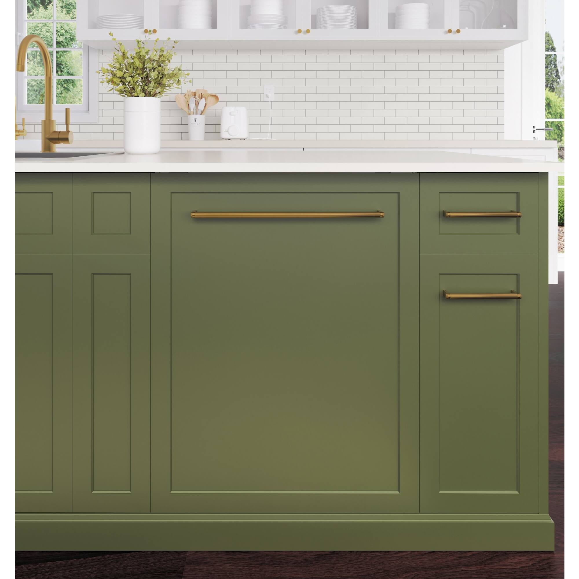 Alt View 1. Koolmore - 24 in. Panel Ready 14 Place Settings 45 DB Dishwasher in Stainless-Steel (KM-DW2445-PR) - Stainless-Steel and Black.