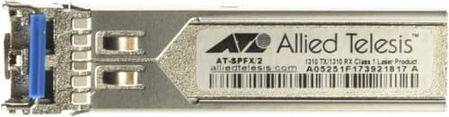 Allied Telesis - AT-SPFX/2-90 SFP Transceiver Module - For Data Networking, Optical Network - 1 x LC 100Base-FX Network - Optical Fiber - Possibly Black