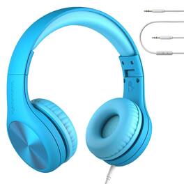 Stock Preferred - Connect+ Pro Kids Headphones with Mic & SharePort – - Blue