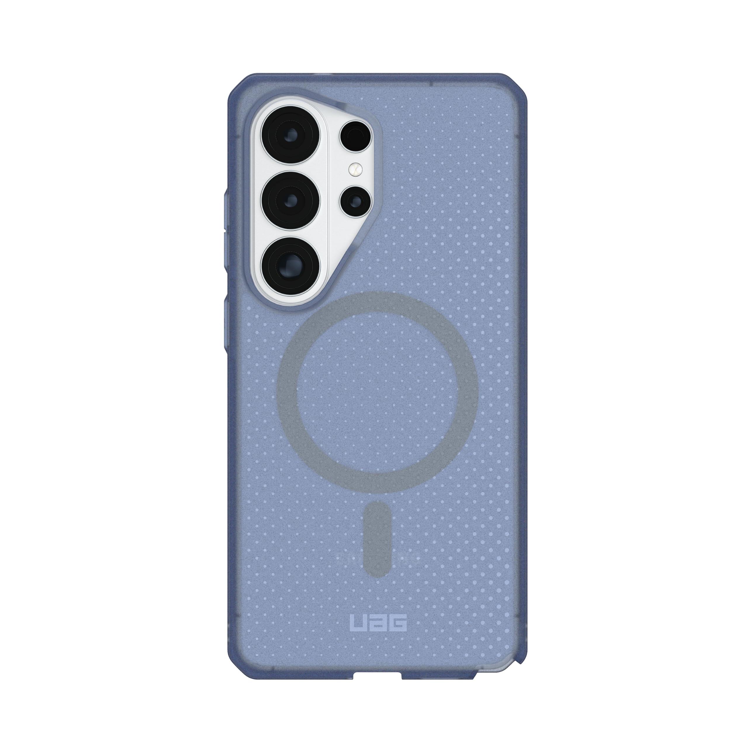 Alt View 5. UAG - Samsung Galaxy S26 Ultra Case w/ Magnetic Charging, Ultra-Slim & Sleek Dot Pattern Anti-Slip Traction Grip Durability - Cloud Blue.