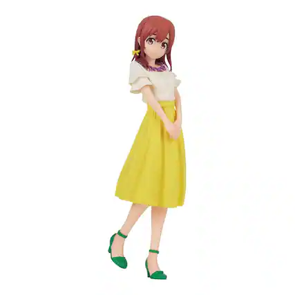 Front. Banpresto - Rent A Girlfriend Banpresto PVC Figure | Sumi Sakurasawa (Exhibition Ver.) - Yellow.