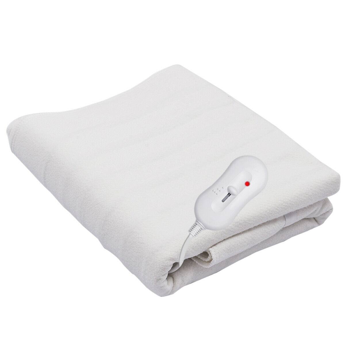 Front. Costway - Digital Massage Table Warmer Warming Pad - White.