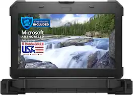 Dell - 5420 Rugged 14" Refurbished Laptop - Intel 8th Gen i5-8350U with 32GB RAM - Intel UHD Graphics - 512GB SSD - Black