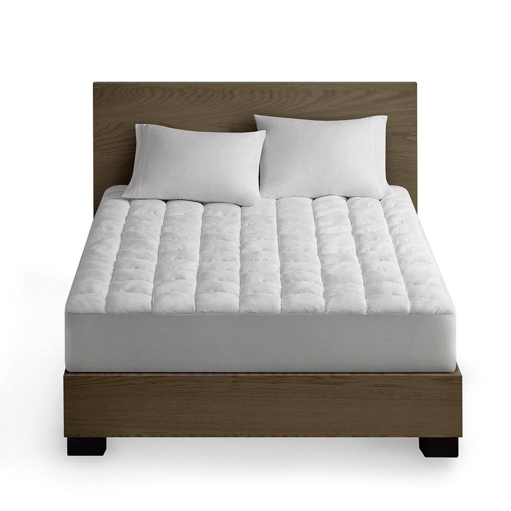Front. Gracie Mills - Gracie Mills Capri Alternative Mattress Pad - White.