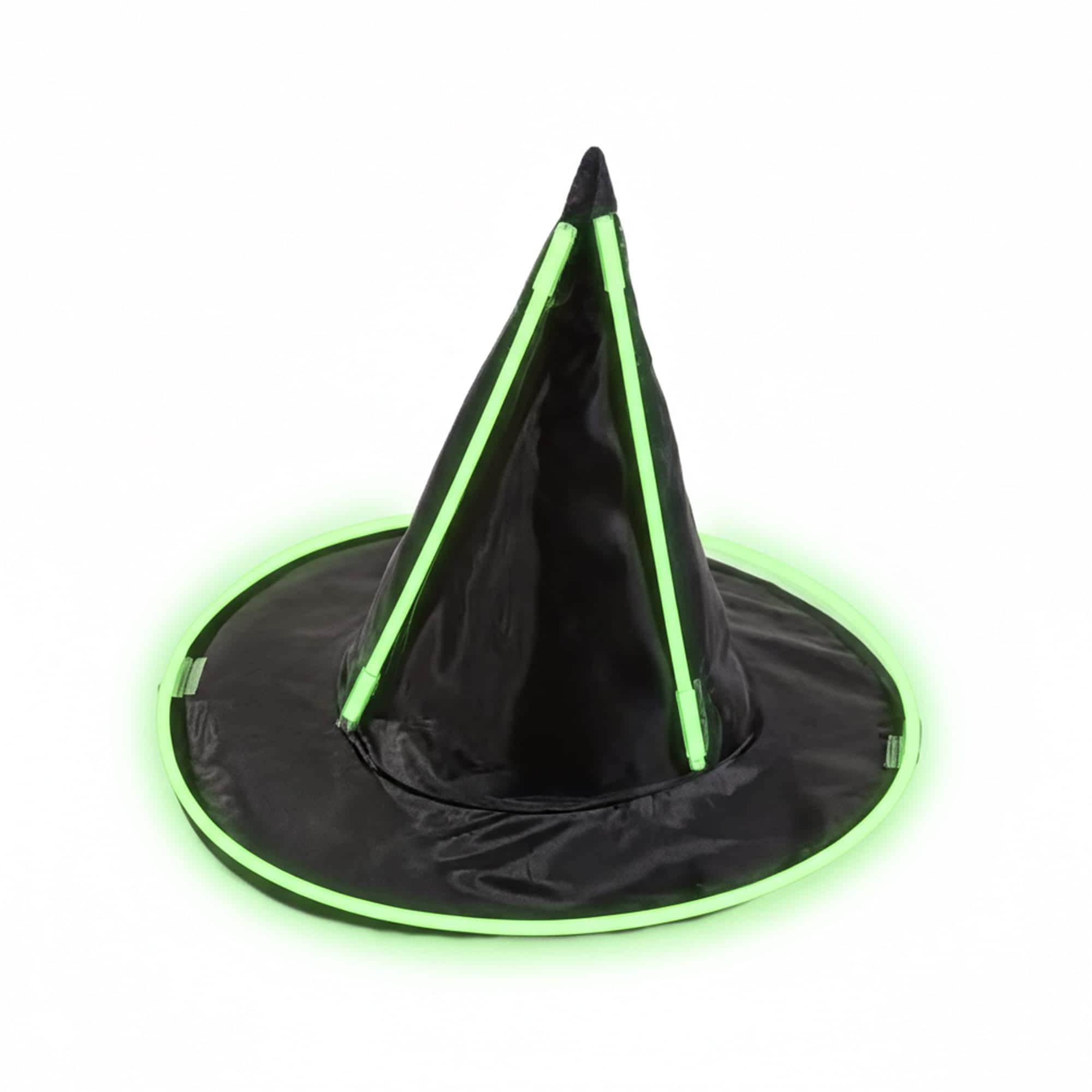 Glowman Costumes - Glowman Glow Witch Hat - Green