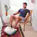 Alt View 15. Homedics - Shiatsu + air 4.0 foot massager with heat - White.