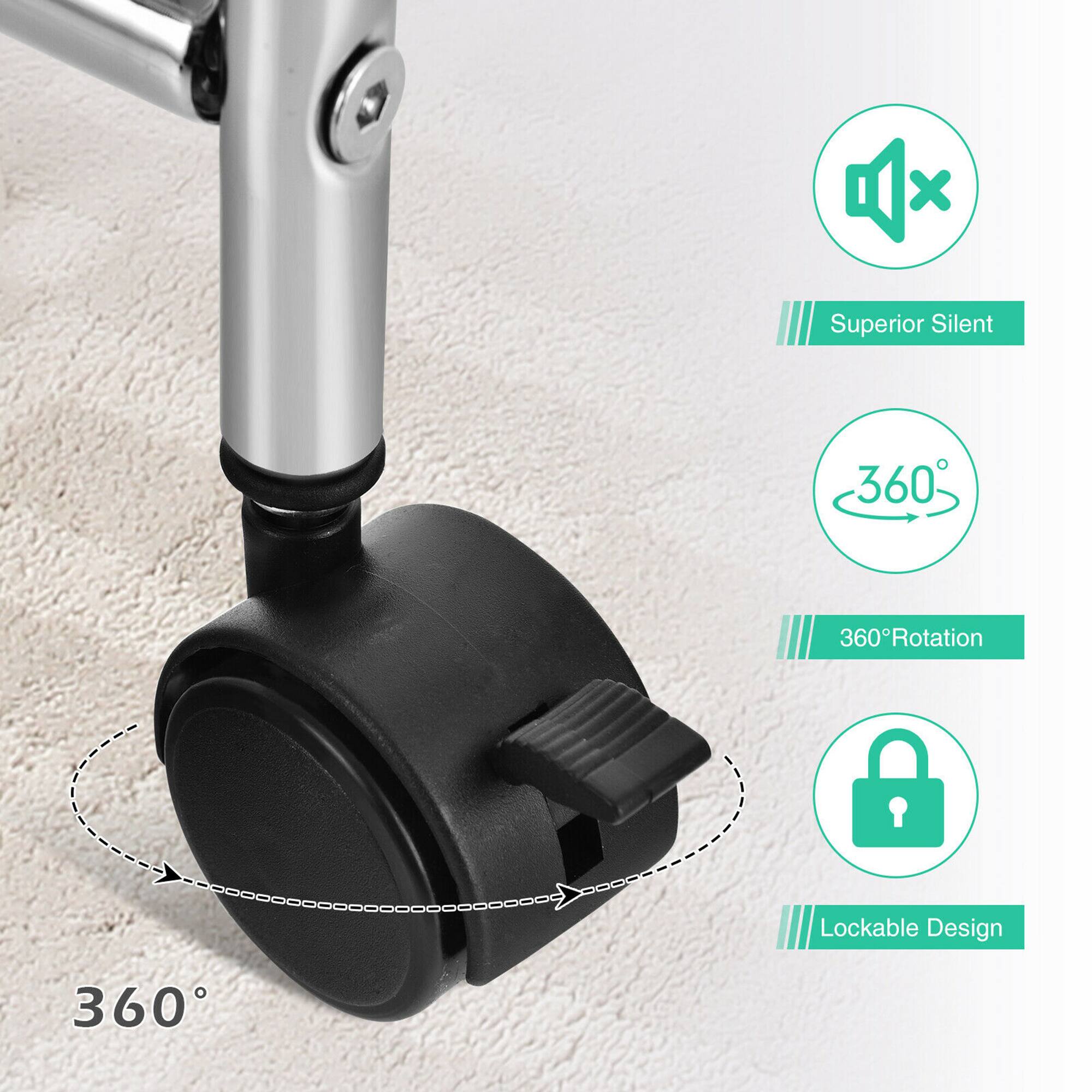 - Superior Silent
- 360° Rotation
- Lockable Design
- 360°