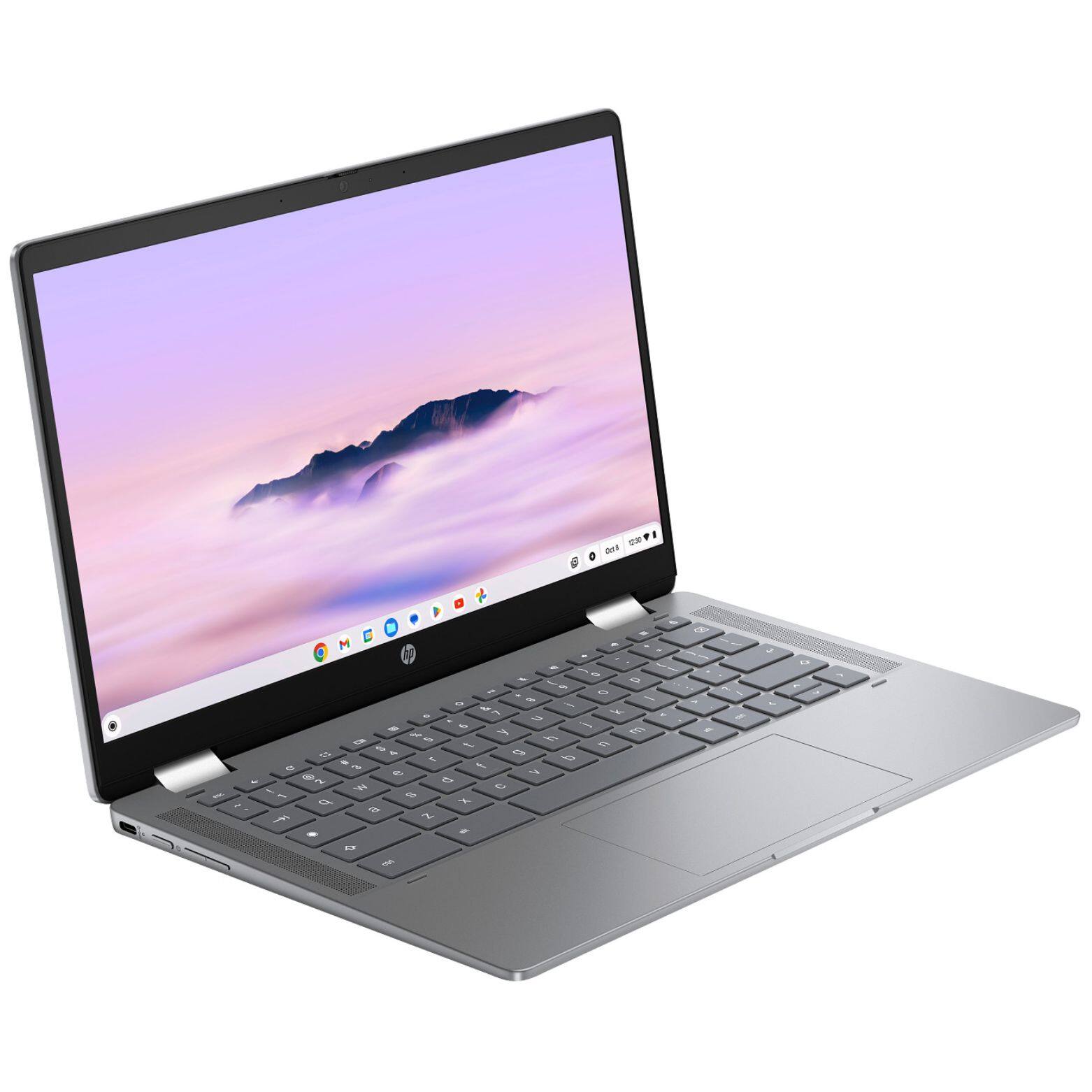 Alt View 2. HP - Chromebook x360 14" FHD Touch Intel Core i3-N305 up to 3.8 GHz 8GB RAM 128GB UFS ChromeOS.